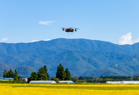 無人地帯での目視外飛行イメージ